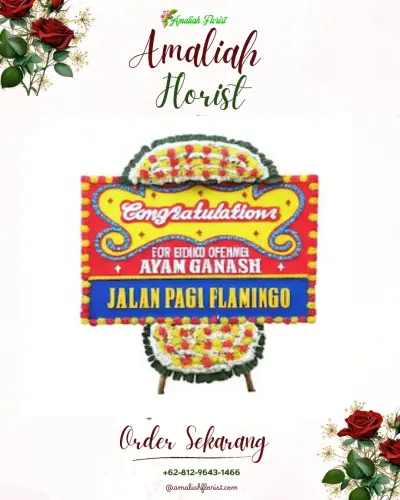 Bunga Papan Congratulation di Panaragan